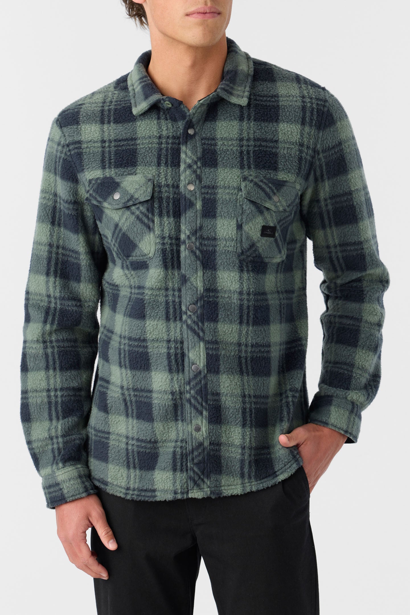 トップス GREEN CLOTHING WOOL FLANNEL SHIRTS Double Cape Jac Shirt - Tall - 20oz – Johnson Woolen Mills