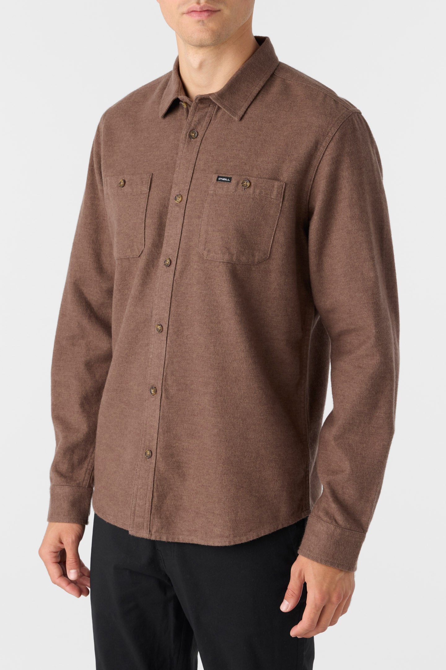 BREAKWATER SOLID FLANNEL STANDARD FIT SHIRT