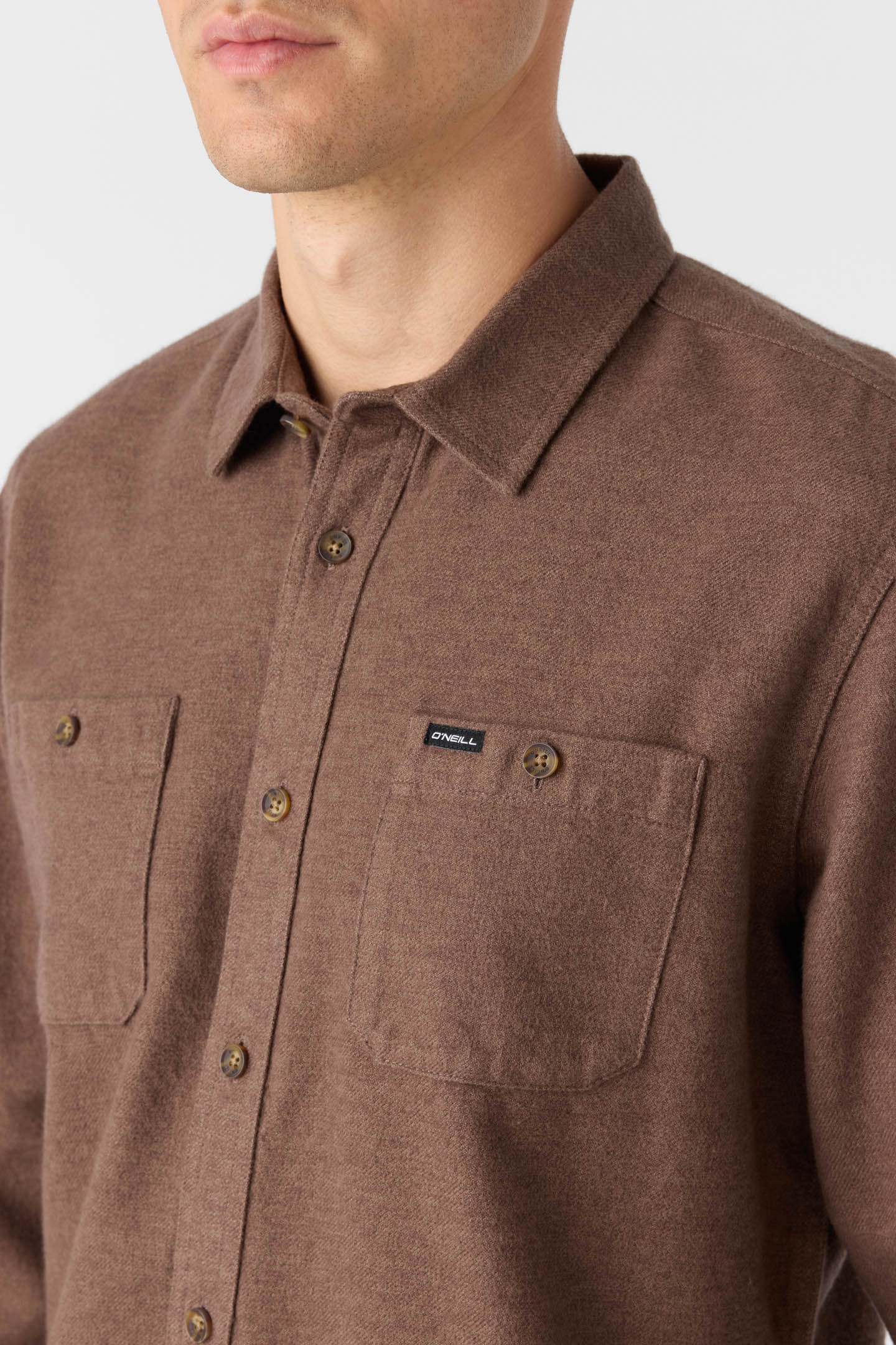 BREAKWATER SOLID FLANNEL STANDARD FIT SHIRT