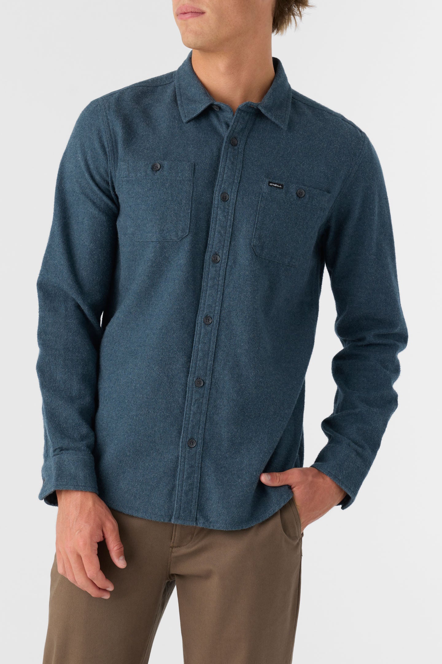 BREAKWATER SOLID FLANNEL STANDARD FIT SHIRT