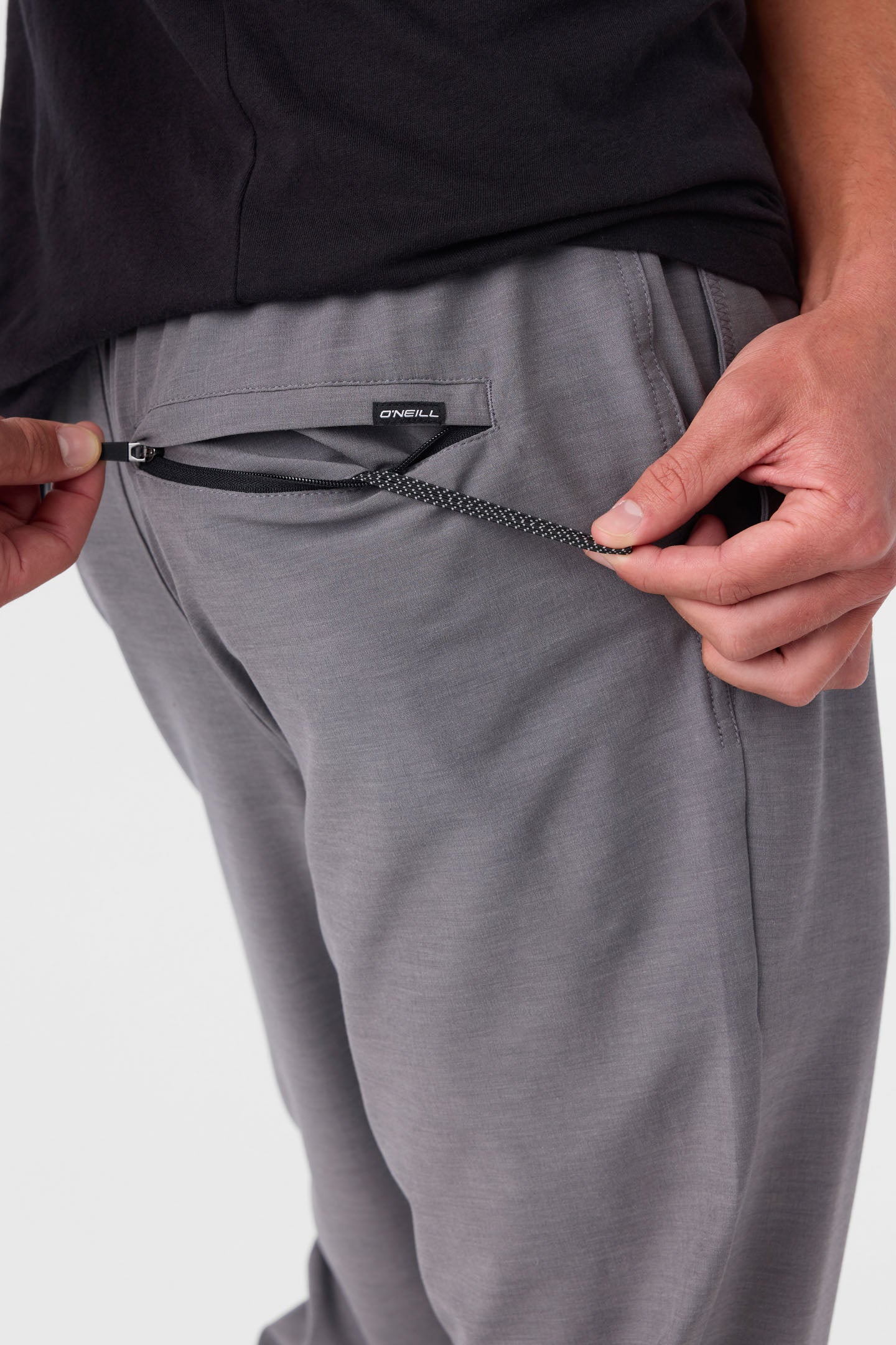 Venture Elastic Waist Hybrid Pants - Heather Grey | O'Neill