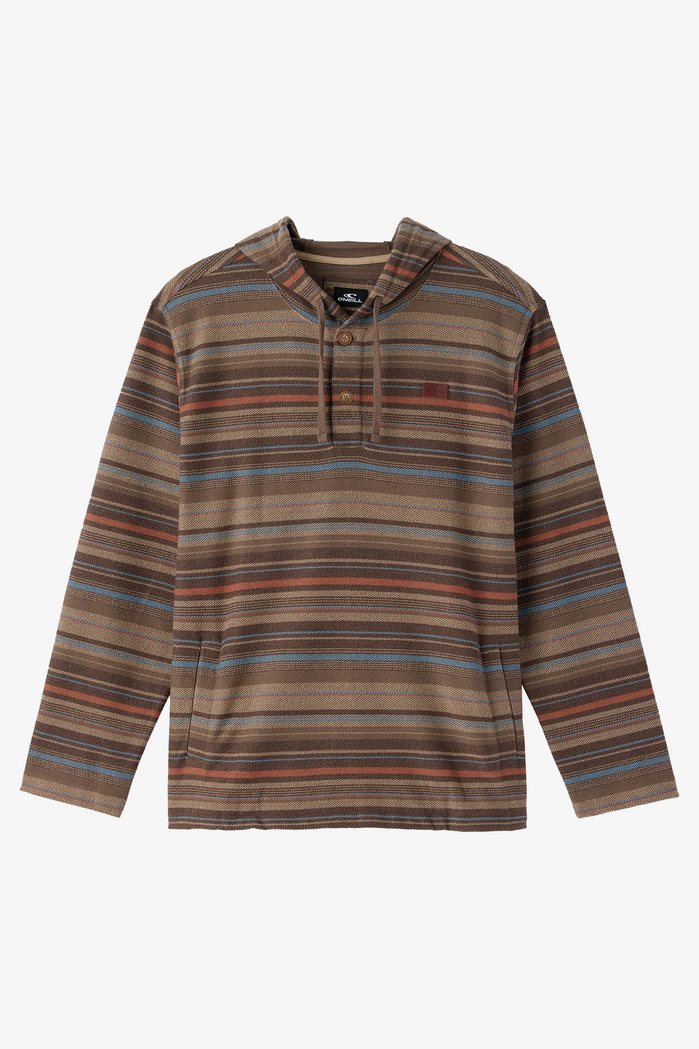 BAVARO STRIPE PONCHO PULLOVER FLEECE