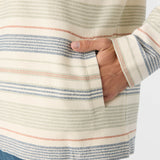 Bavaro Stripe Poncho Pullover Fleece