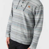 Bavaro Stripe Poncho Pullover Fleece