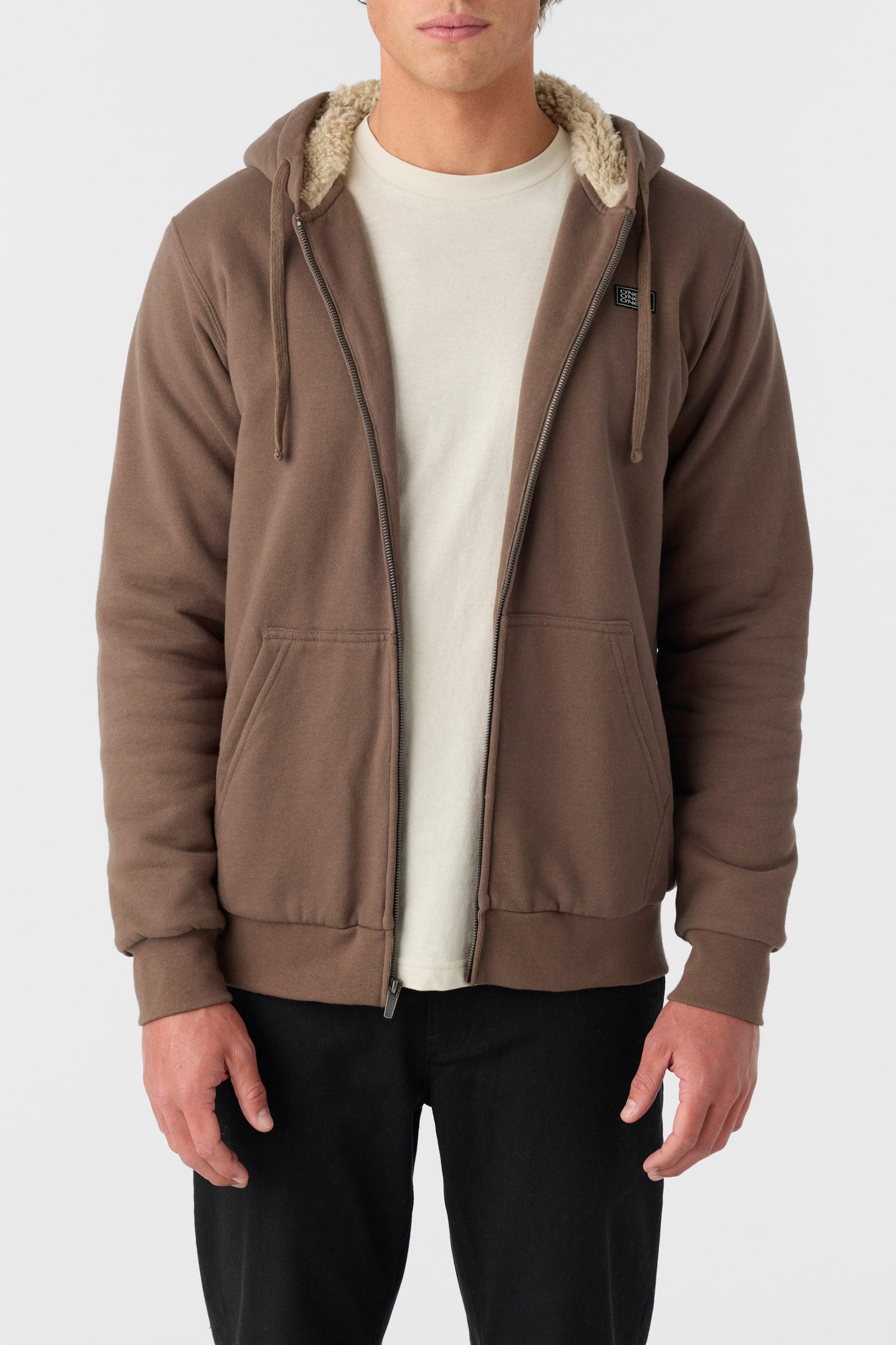 Fifty Two High Pile Lined Zip Zip Fleece - Chocolate Chip | O'Neill