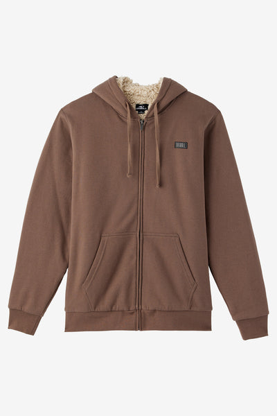 Good Johnny Was Zip up Sweatshirt/Jacket Med Chocolate Brown