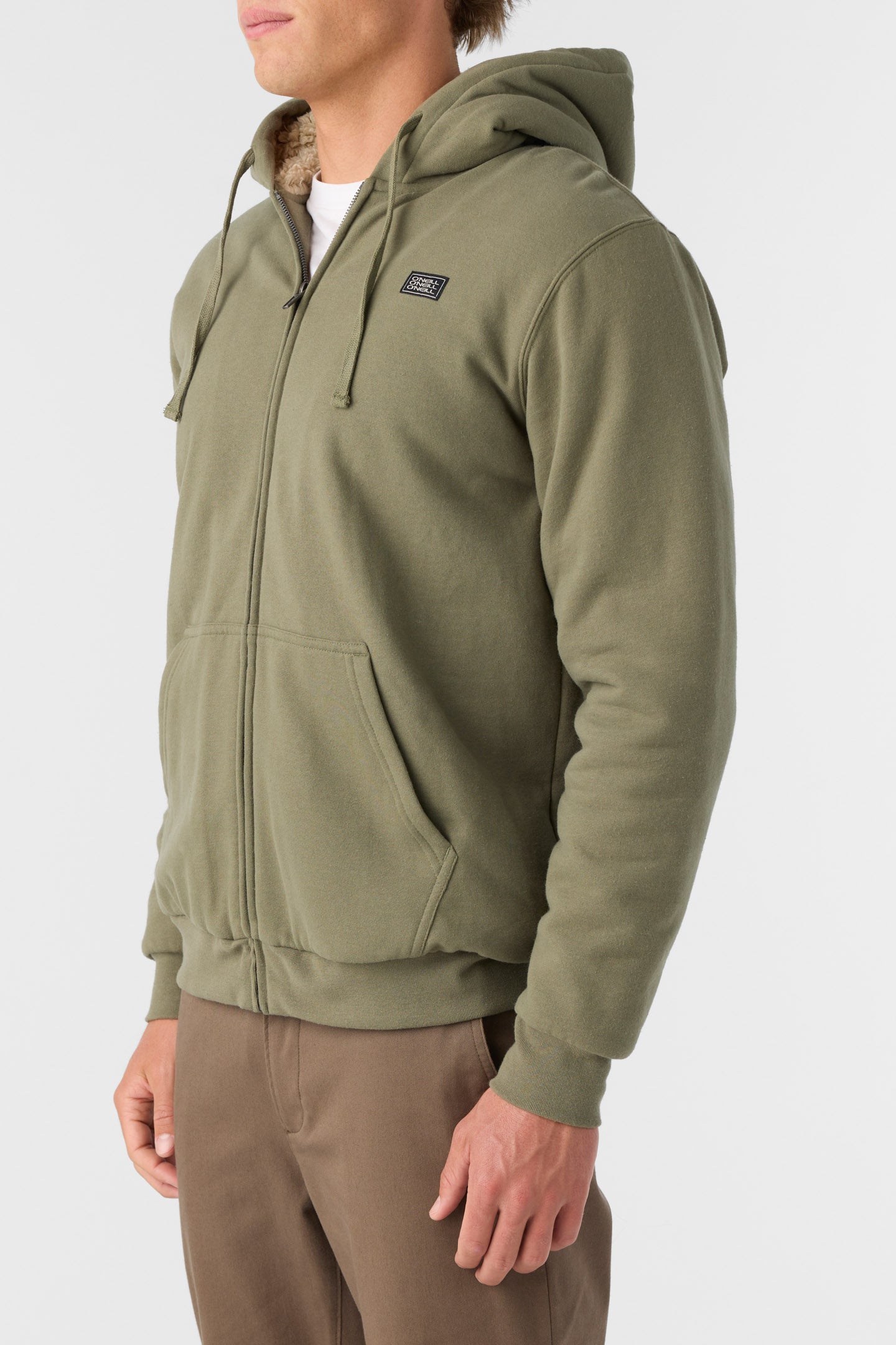 Fifty Two High Pile Lined Zip Zip Fleece - Deep Lichen Green | O'Neill Fifty Two High Pile Lined Zip Zip Fleece - Deep Lichen Green | O'Neill