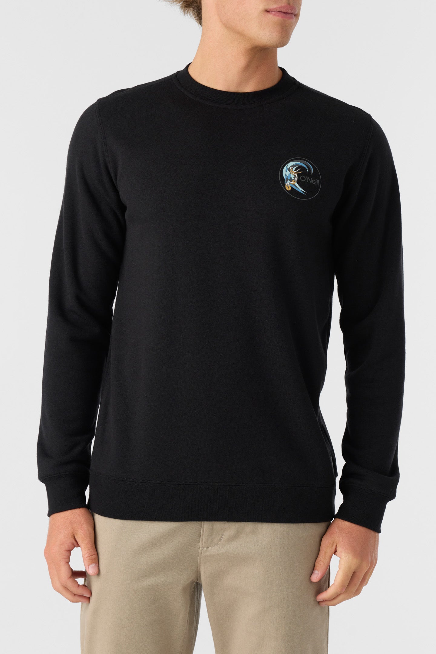 O'Riginals Essential Crew Crew Neck Fleece - Black | O'Neill