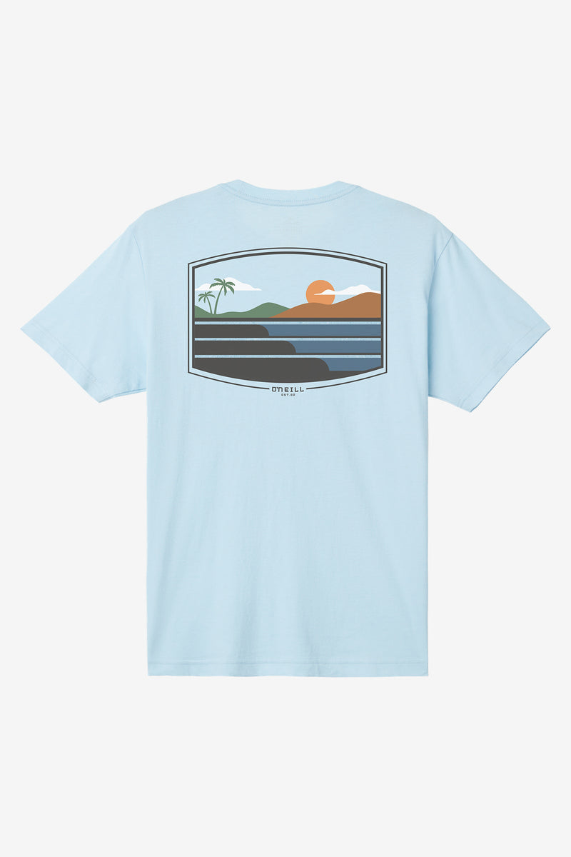 Stacked Standard Fit Tee - Sky Blue Heather | O'Neill