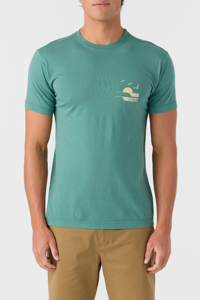 O'Riginals Sunset Lines Modern Fit Tee - Sagebrush Green | O'Neill