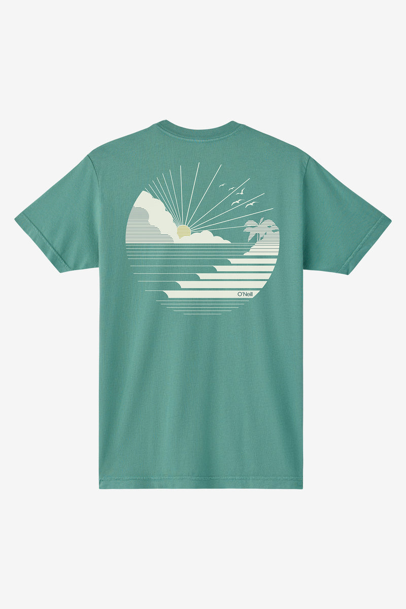 O'Riginals Sunset Lines Modern Fit Tee - Sagebrush Green | O'Neill