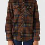 Boy's Glacier Plaid Superfleece Long Sleeve Shirt