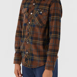 Boy's Glacier Plaid Superfleece Long Sleeve Shirt