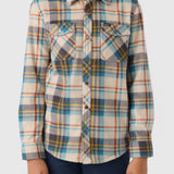 Boy's Glacier Plaid Superfleece Long Sleeve Shirt