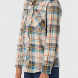 Boy's Glacier Plaid Superfleece Long Sleeve Shirt
