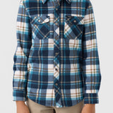 Boy's Glacier Plaid Superfleece Long Sleeve Shirt