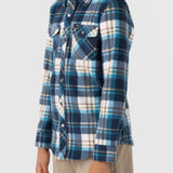 Boy's Glacier Plaid Superfleece Long Sleeve Shirt