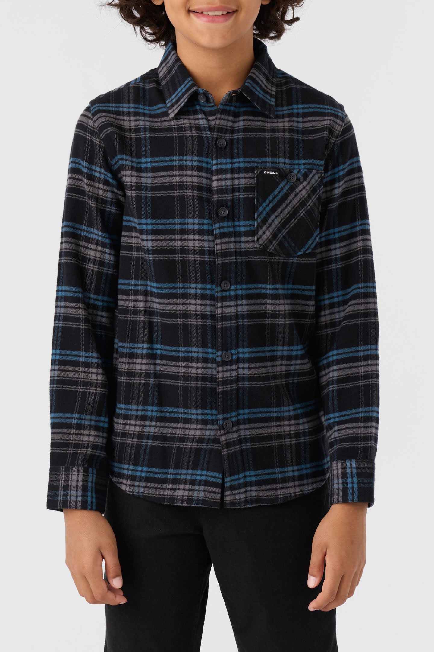 BOY'S REDMOND PLAID LONG SLEEVE SHIRT