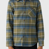 Boy's Redmond Plaid Long Sleeve Shirt