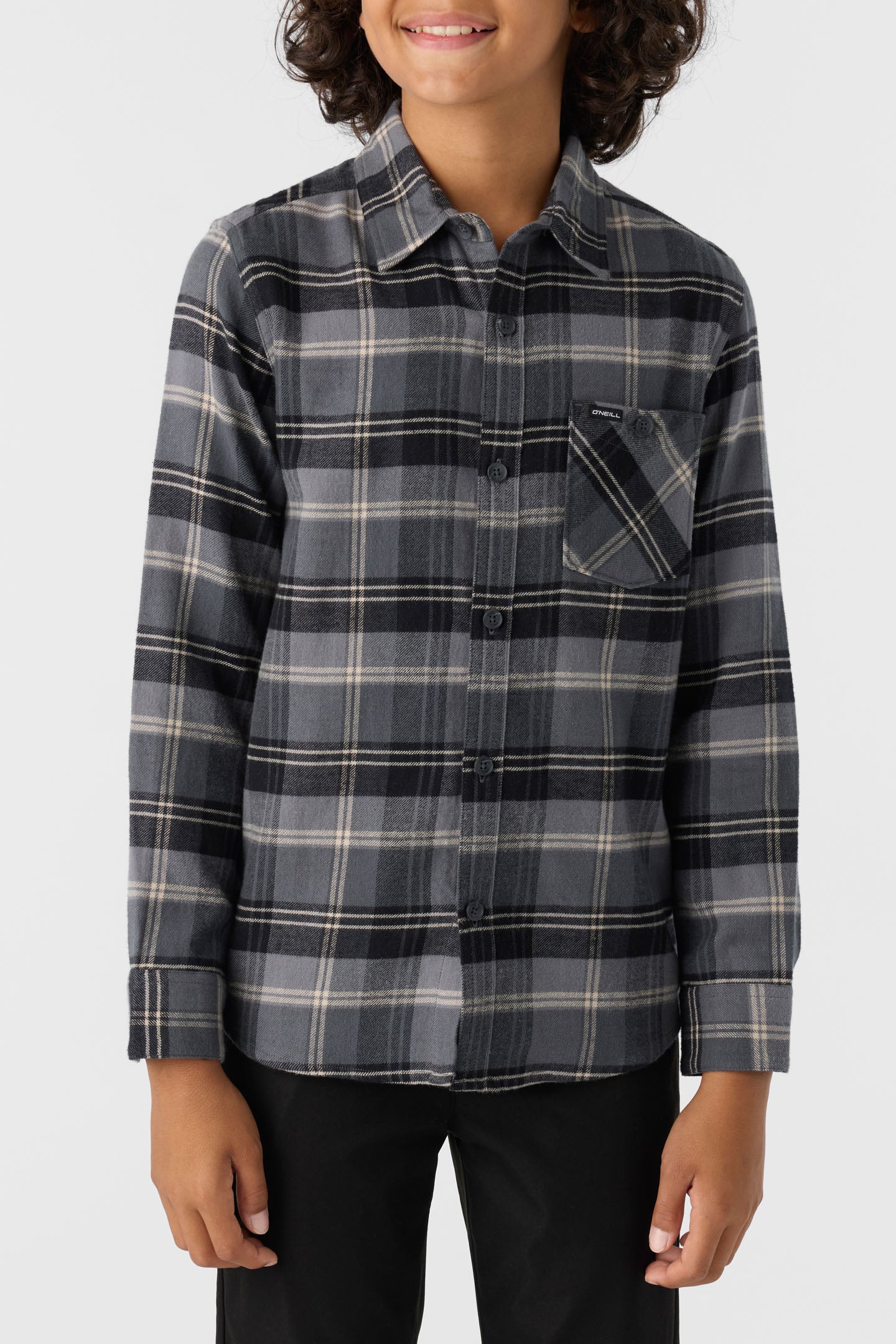 BOY'S REDMOND PLAID LONG SLEEVE SHIRT