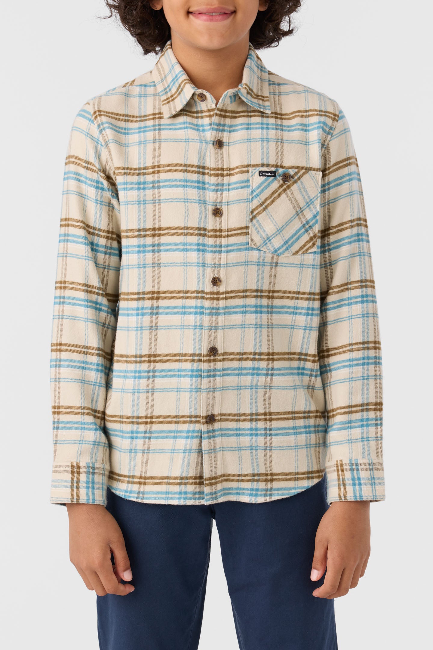 BOY'S REDMOND PLAID LONG SLEEVE SHIRT