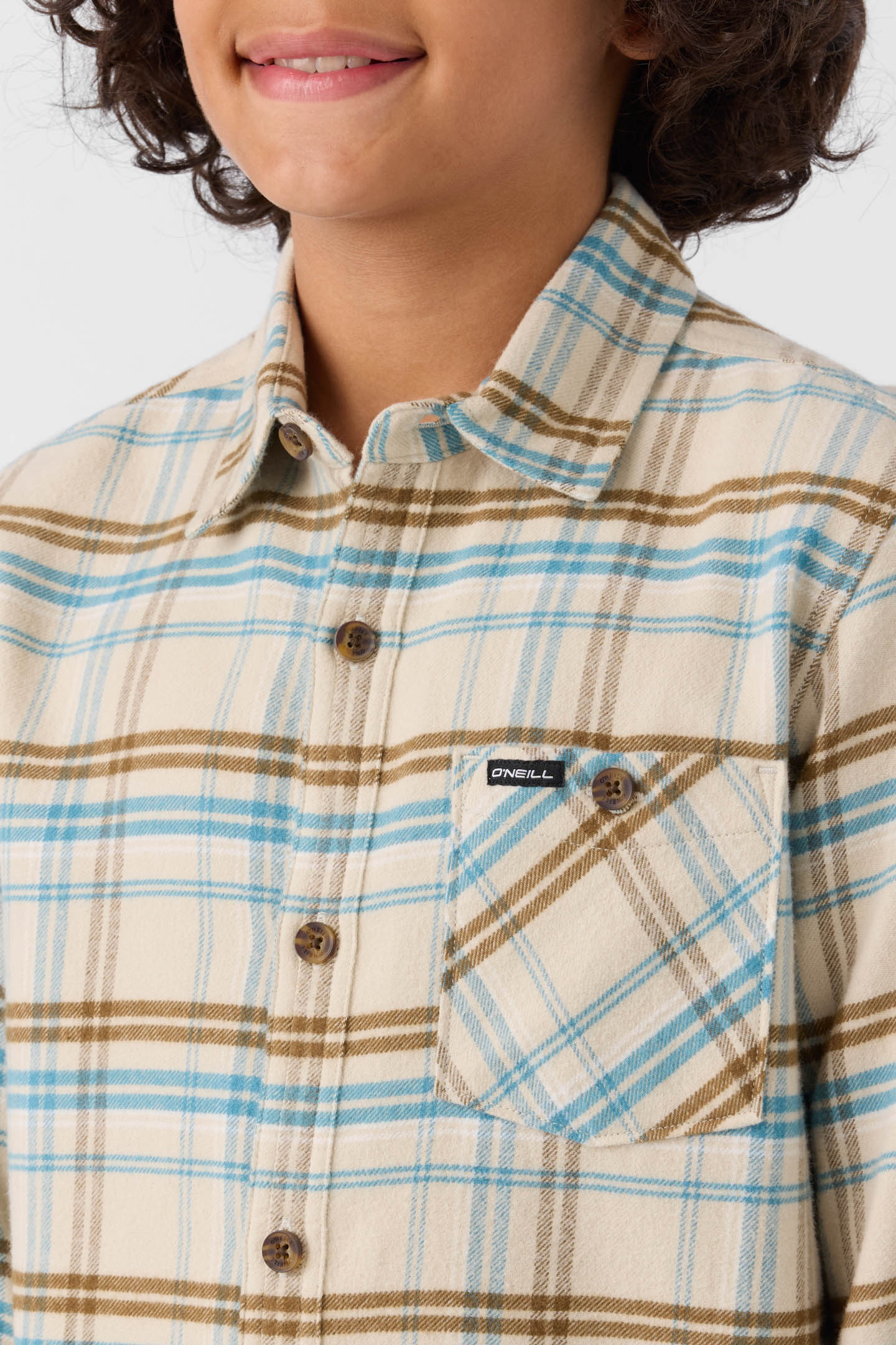 BOY'S REDMOND PLAID LONG SLEEVE SHIRT