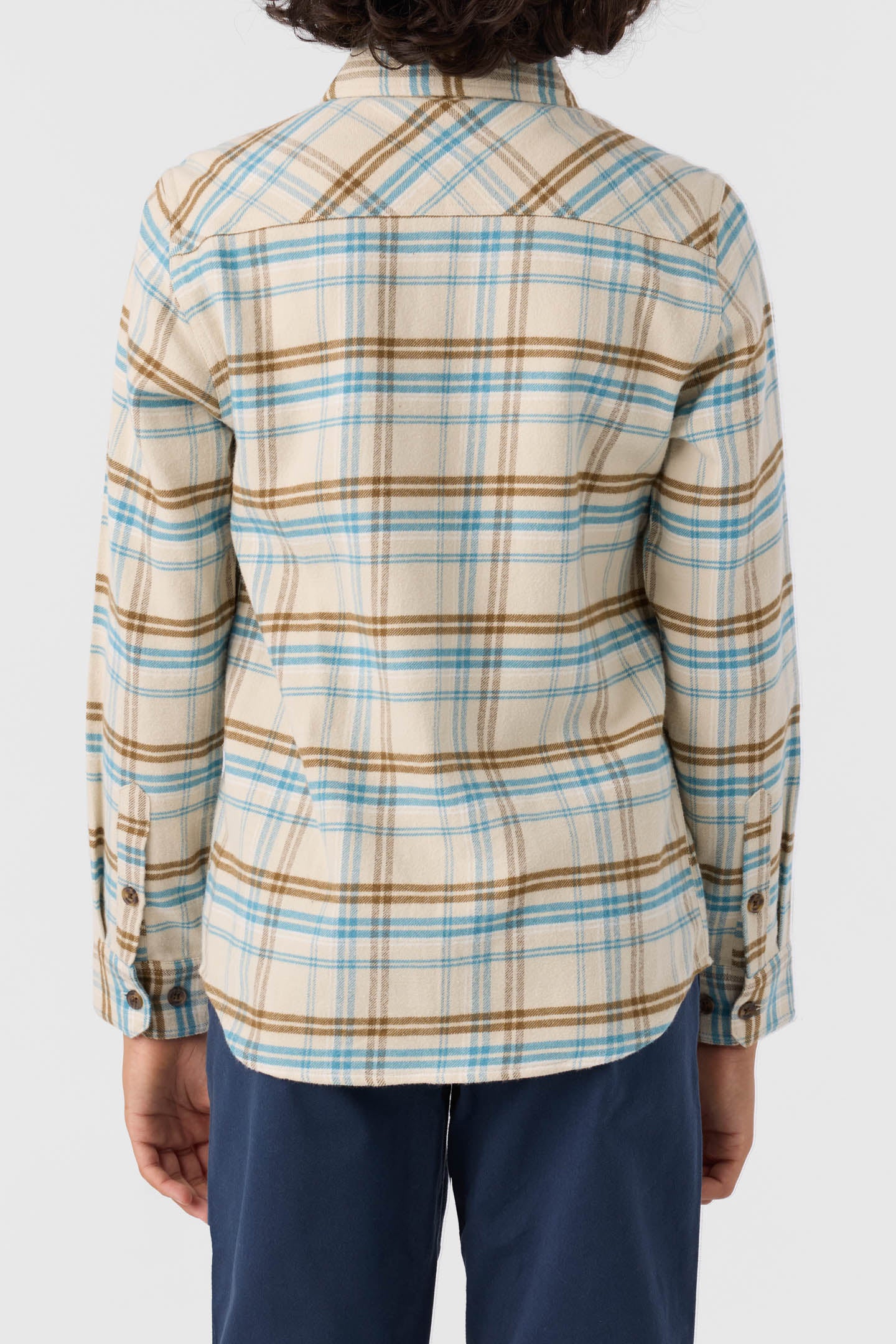 BOY'S REDMOND PLAID LONG SLEEVE SHIRT