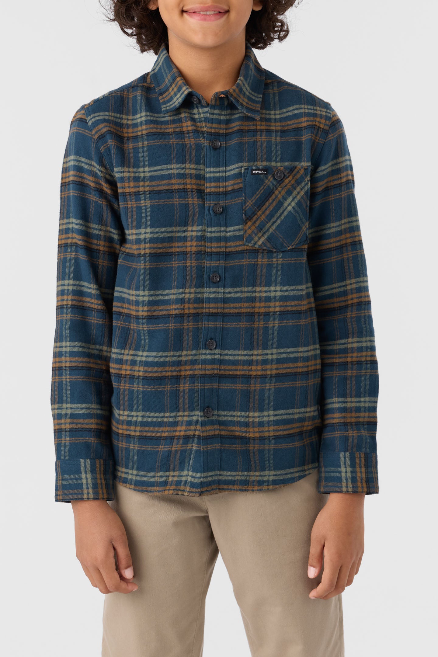 BOY'S REDMOND PLAID LONG SLEEVE SHIRT