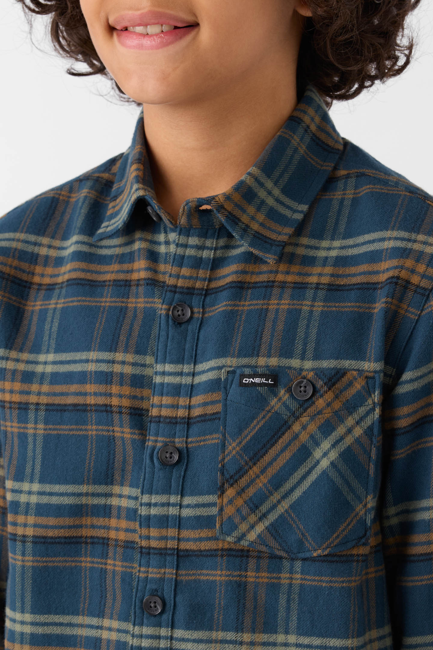 BOY'S REDMOND PLAID LONG SLEEVE SHIRT