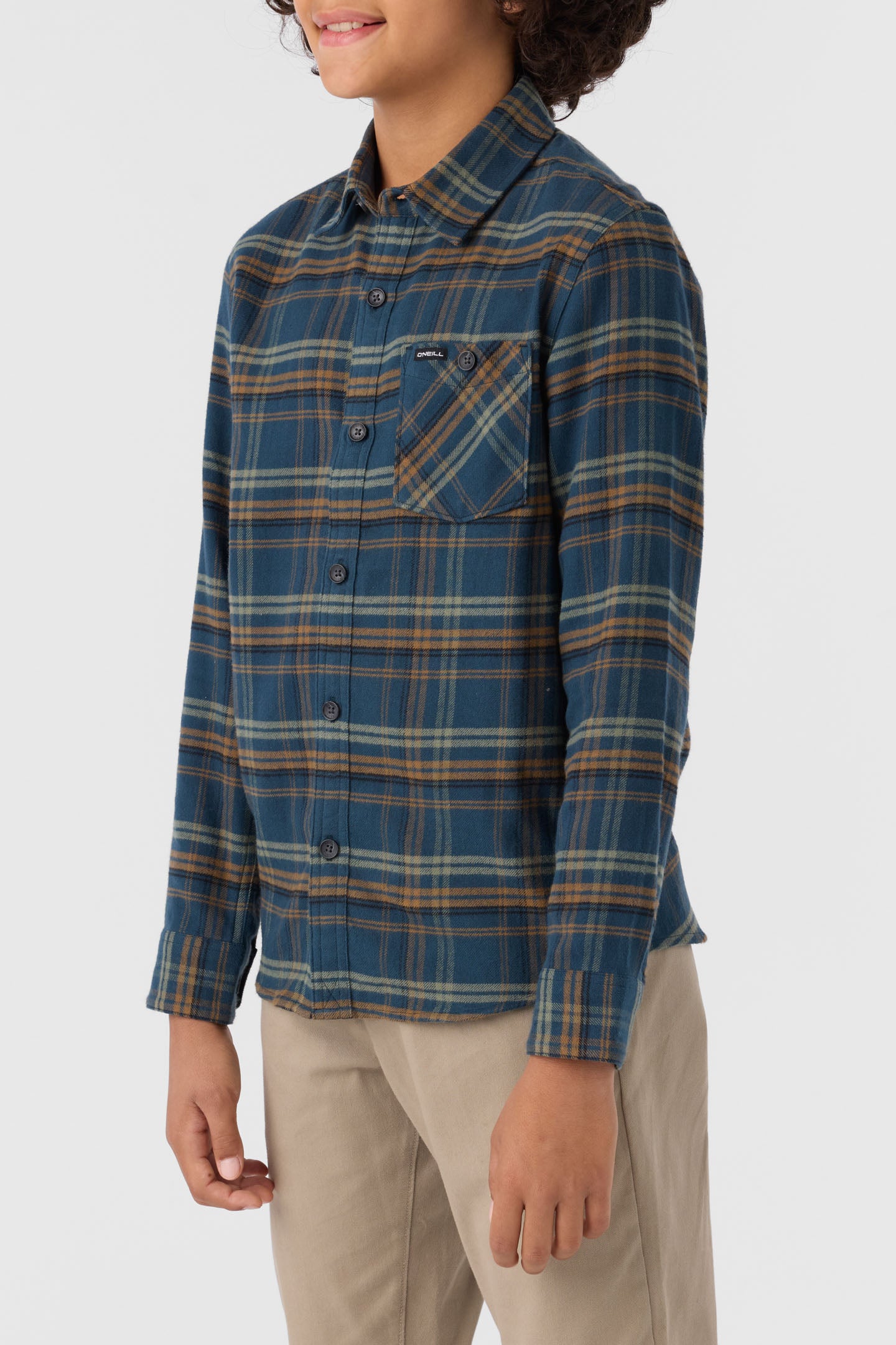 BOY'S REDMOND PLAID LONG SLEEVE SHIRT