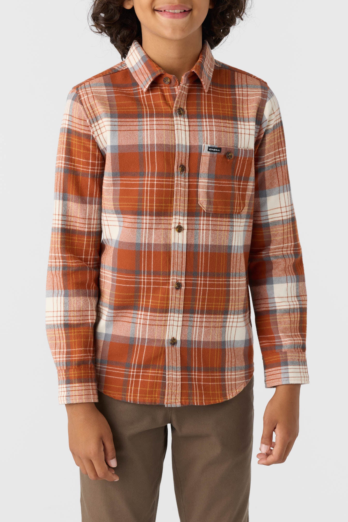 BOY'S WINSLOW FLANNEL LONG SLEEVE SHIRT