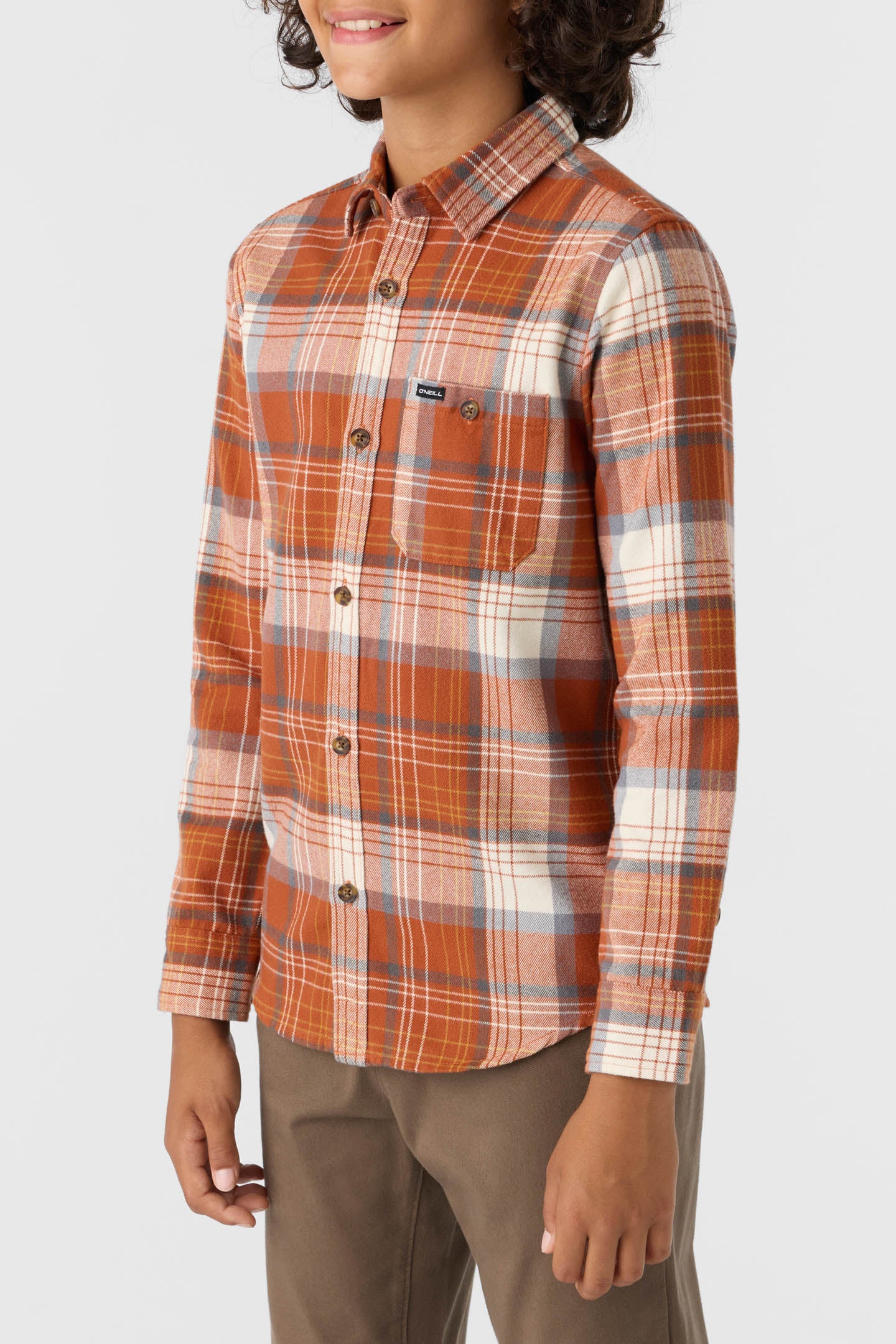 BOY'S WINSLOW FLANNEL LONG SLEEVE SHIRT