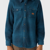 Boy's Glacier Plaid High Pile Superfleece Shirt