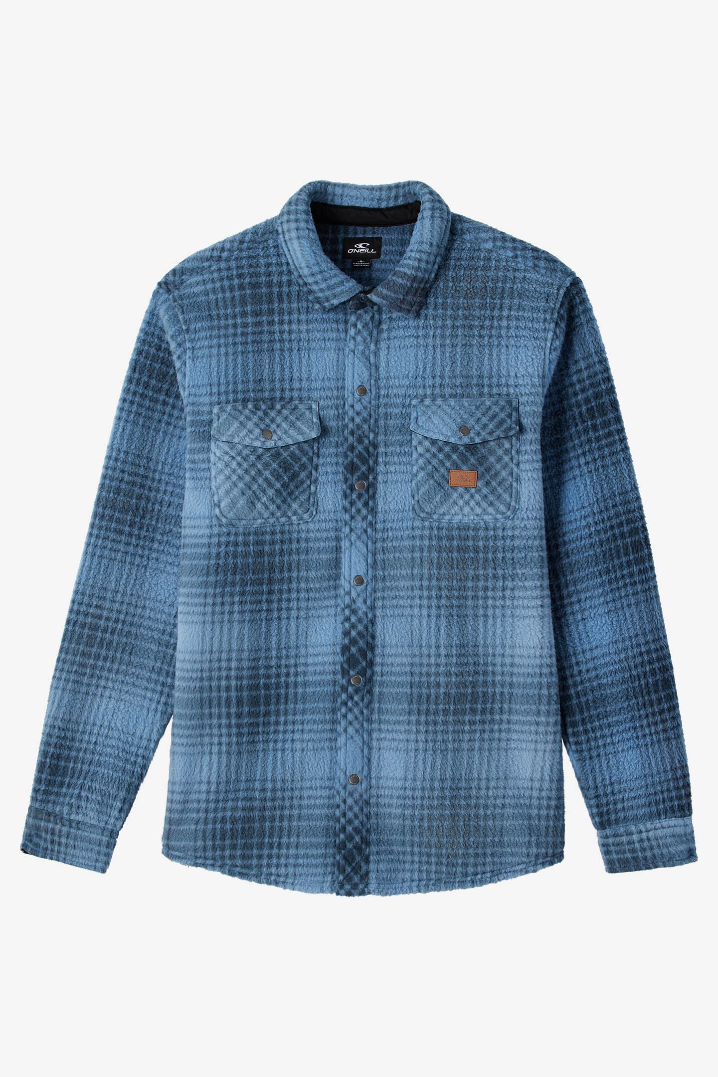 BOY'S GLACIER PLAID HIGH PILE SUPERFLEECE SHIRT