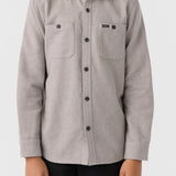 Boy's Breakwater Solid Flannel Shirt