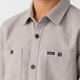 Boy's Breakwater Solid Flannel Shirt