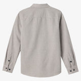 Boy's Breakwater Solid Flannel Shirt