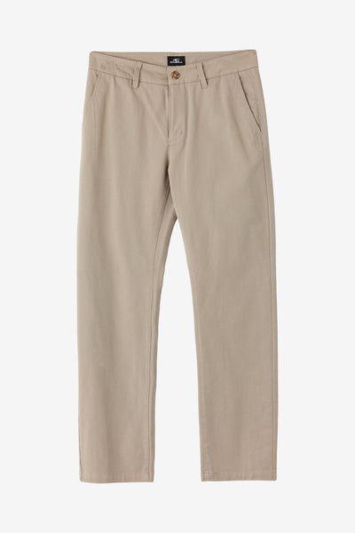 Boy's Transporter Stretch Standard Pants - Khaki | O'Neill