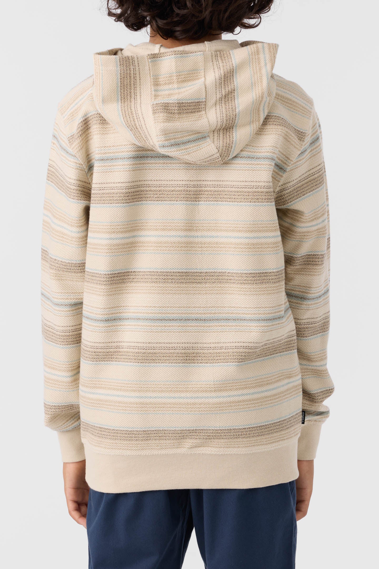 BOY'S BAVARO STRIPE PULLOVER FLEECE