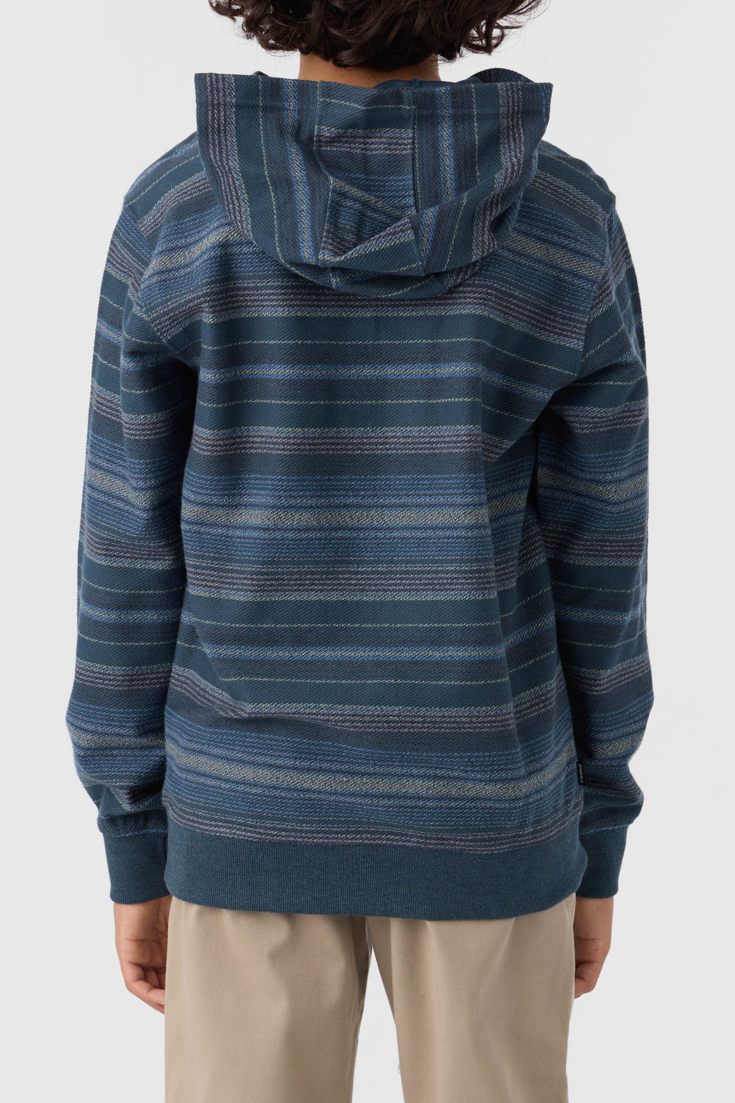 BOY'S BAVARO STRIPE PULLOVER FLEECE