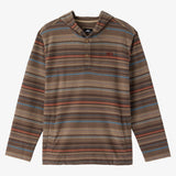 Boy's Bavaro Stripe Poncho Pullover Fleece