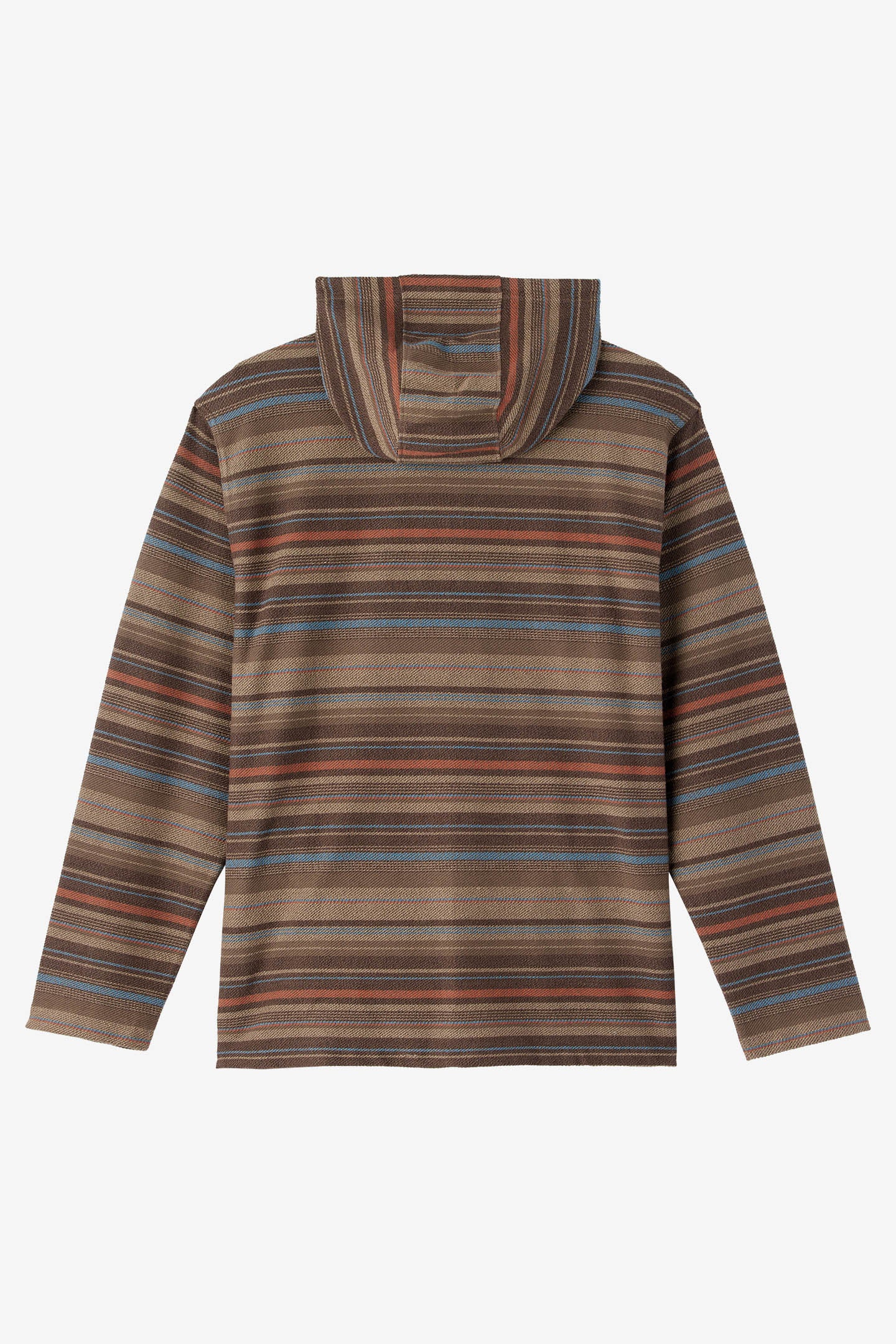 BOY'S BAVARO STRIPE PONCHO PULLOVER FLEECE