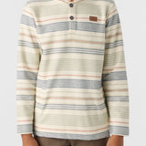 Boy's Bavaro Stripe Poncho Fleece Pullover
