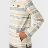 Boy's Bavaro Stripe Poncho Fleece Pullover
