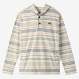 Boy's Bavaro Stripe Poncho Fleece Pullover