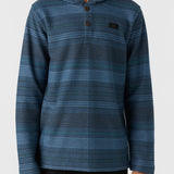 Boy's Bavaro Stripe Poncho Fleece Pullover