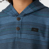 Boy's Bavaro Stripe Poncho Fleece Pullover
