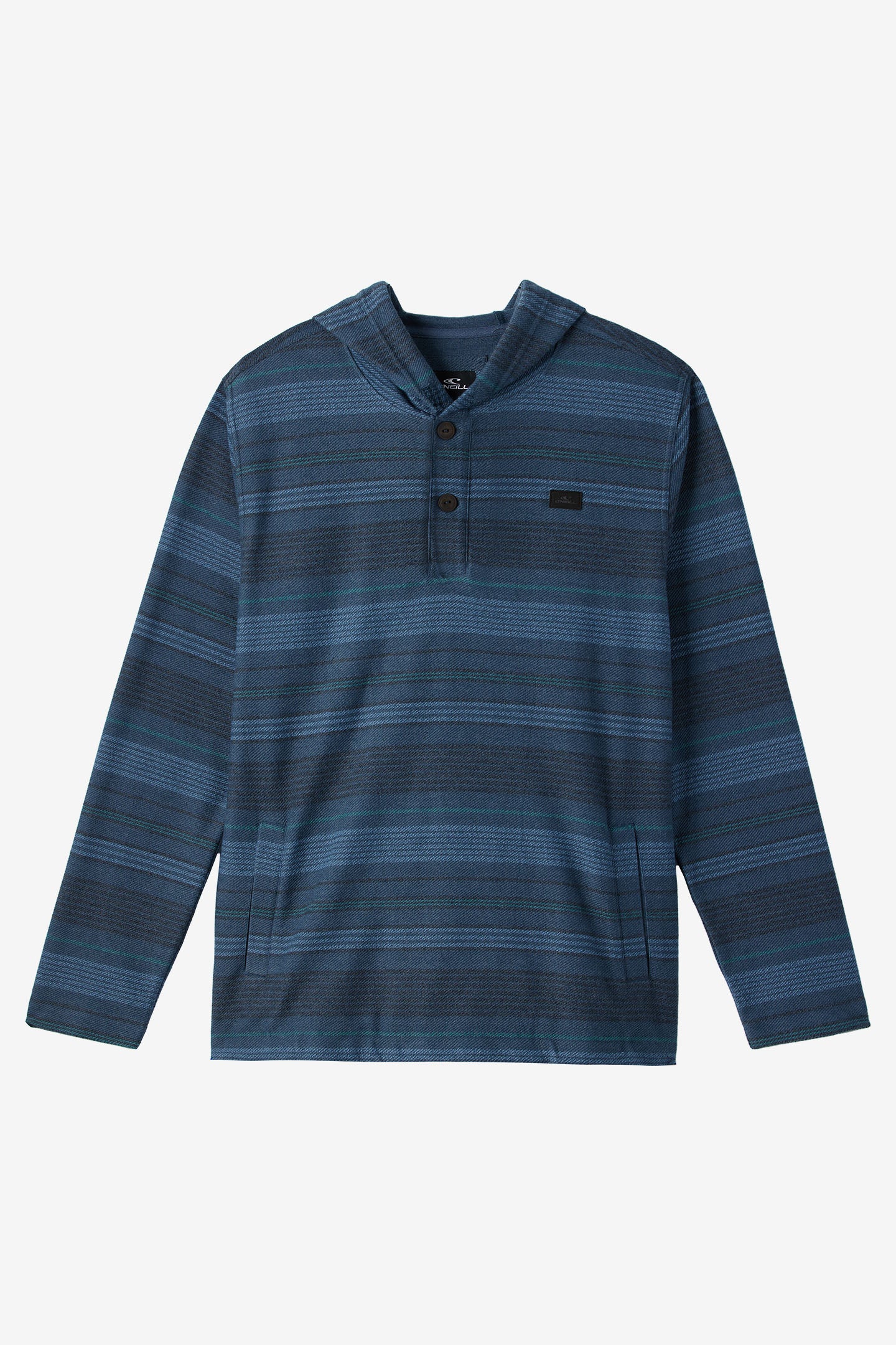 BOY'S BAVARO STRIPE PONCHO FLEECE PULLOVER