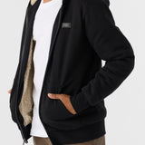 Boy's Fifty Two High Pile Lined Zip Fleece Jacket