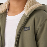 Boy's Fifty Two High Pile Lined Zip Fleece Jacket